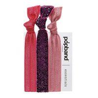 Popband - Essentials - Hairties - Glitterball Pink 3pk