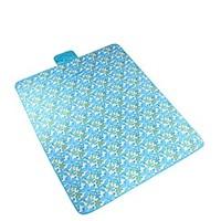 portable camping pad blue camping traveling