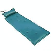 Portable Inflated Mat Camouflage Camping Traveling Flannel