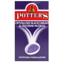 Potter\'s Crystallised Blackcurrant & Glycerine Pastilles