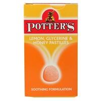 Potter`s Lemon, Glycerin &amp; Honey Pastilles 45g