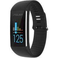 Polar A360 Fitness Tracker With Heart Rate Monitor (Small) - Charcoal Black