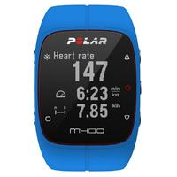 polar m400 gps watch with heart rate monitor hrm blue