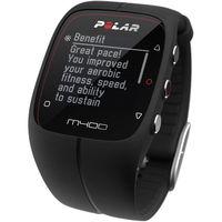 polar m400 gps watch with heart rate monitor hrm black