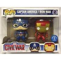 Pop Marvel Civil War Cap/iron 2pack