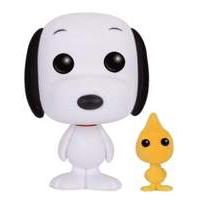 pop animation peanuts flocked snoopy and woodstock exclusive 49 vinyl  ...