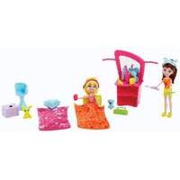Polly Pocket Complete Sleepover and Dolls Playset