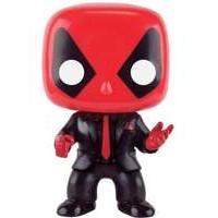 pop marvel deadpool in suit and tie 145 bobble head figure