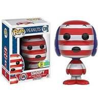 Pop! Animation: Peanuts - Rock The Vote Snoopy Red White and Blue Sdcc 2016 Exclusive #139 Vinyl Figure