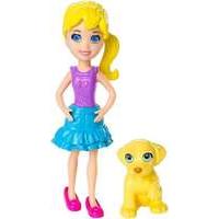 Polly Pocket Doll and Animal - Polly and Dog (dnb21)