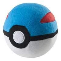 pokemon great poke ball plush toy bluewhite