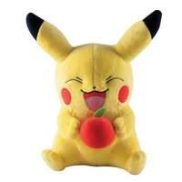 pokemon pikachu plush with apple 2 soft toy large