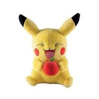 pokemon pikachu with apple plush toy large