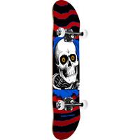 Powell Peralta One Off Ripper Complete Skateboard - Red/Blue 7.5\