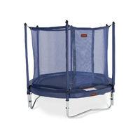 Powerjumper 8ft Blue Trampoline with Safety Net and Ladder