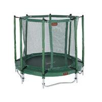 Powerjumper Green 6ft Trampoline with Safety Net and Weather Cover