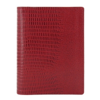 Pocket Flex Lizard Print Crimson Notebook Cover