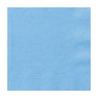 Powder Blue Napkins 20 Pack