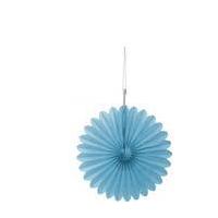 Powder Blue Decorative Fans 3 Pack