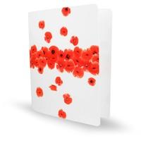 Poppies in the Air A4 Folder