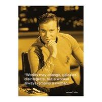 Postcard - Star Trek - James T. Kirk Iquote - 10 x 15cm - Pyramid