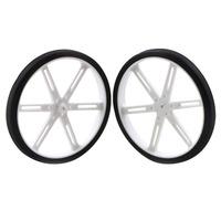 Pololu 1439 Wheels 90x10mm White (Pair)