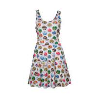 Pokémon Women\'s Allover Pokéballs Dress - White - XS