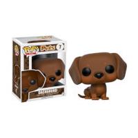 pop pets brown dachshund pop vinyl figure