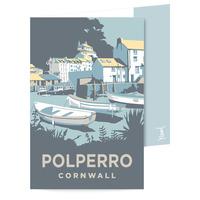 polperro card cornwall