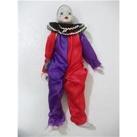 Porcelain Clown Marionette Doll 17\