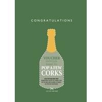 Pop a Few Corks Voucher | Personalised Card
