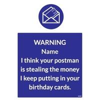 Postman | Personalised Birthday Card