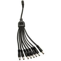 PowerPax UK C3705 1 to 8 Way 2.1mm Splitter Cable LED Strips