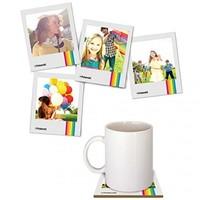 Polaroid Glass Photo Coasters