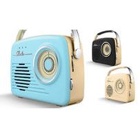 Portable Retro-Style Radio - 3 Colours