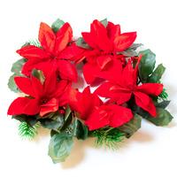 poinsettia wreath