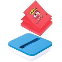 post it value z note dispenser with 8 z notes pads 76mm x 76mm bluewhi ...