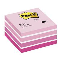 Post-it® Pastel Pink Cube 76x76mm