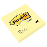 post it yellow 76 x 76mm pack of 12