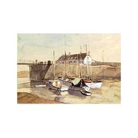 porlock weir by rowland hilder