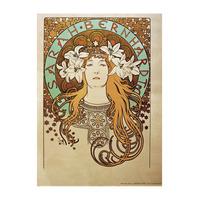 Poster of Sarah Bernhardt By Alphonse Mucha