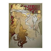 Poster for the Salon Des Cent Exhibition By Alphonse Mucha