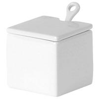 Porcelite Creations Jam / Sugar Pot with Spoon 7 x 7cm (Pack of 6)