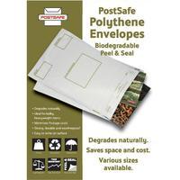 PostSafe BIODEGRADABLE (C4) Peel and Seal Polythene Envelopes (Opaque) Pack of 100