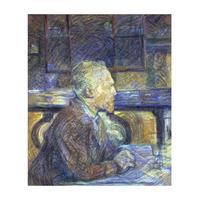 Portrait of Vincent Van Gogh By Henri de Toulouse Lautrec