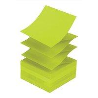 Post-it Sticky Notes Z-Notes Neon Green (12 x 100 Sheets)