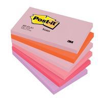 Post-it Sticky Notes Warm Pastel Rainbow (12 x 100 Sheets)