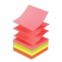 Post-it Sticky Notes Z-Notes Neon Rainbow (6 x 100 Sheets)