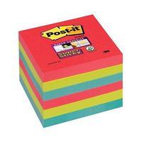 Post-it Super Sticky Notes Bora Bora Colour Collection (76x76mm) Assorted (Pack of 6 x 90 Sheets)