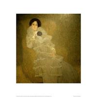 Portrait of Marie Henneberg By Gustav Klimt